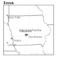 Waukee Iowa Map 